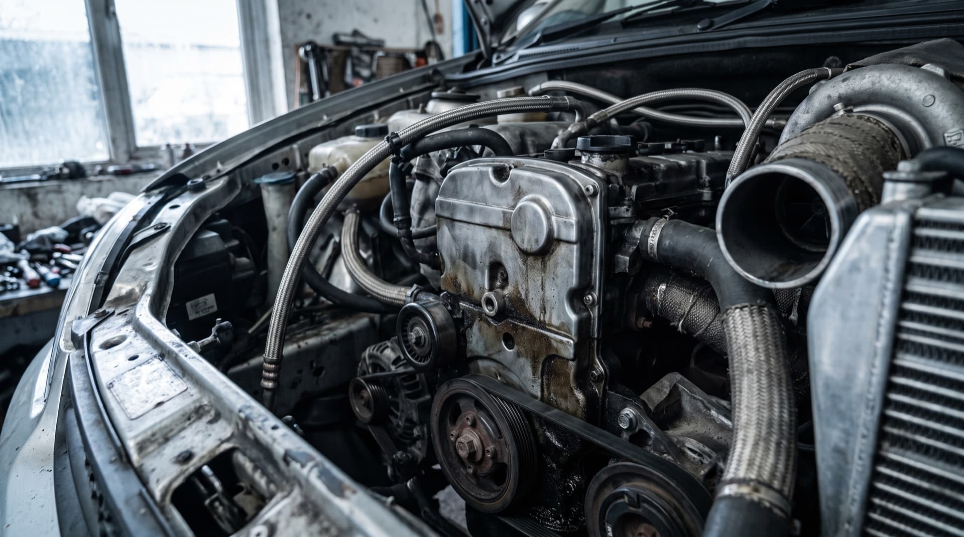 Ford Focus wet belt replacement at Demon Autos Stoke-on-Trent