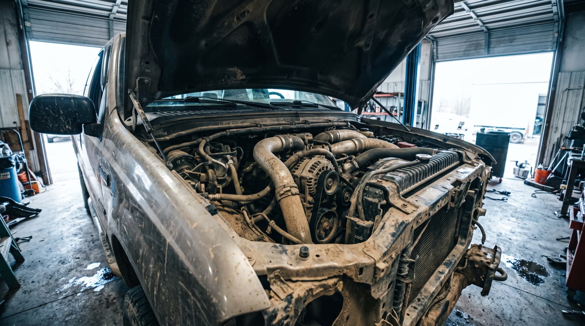 Ford Ranger wet belt replacement at Demon Autos Stoke-on-Trent