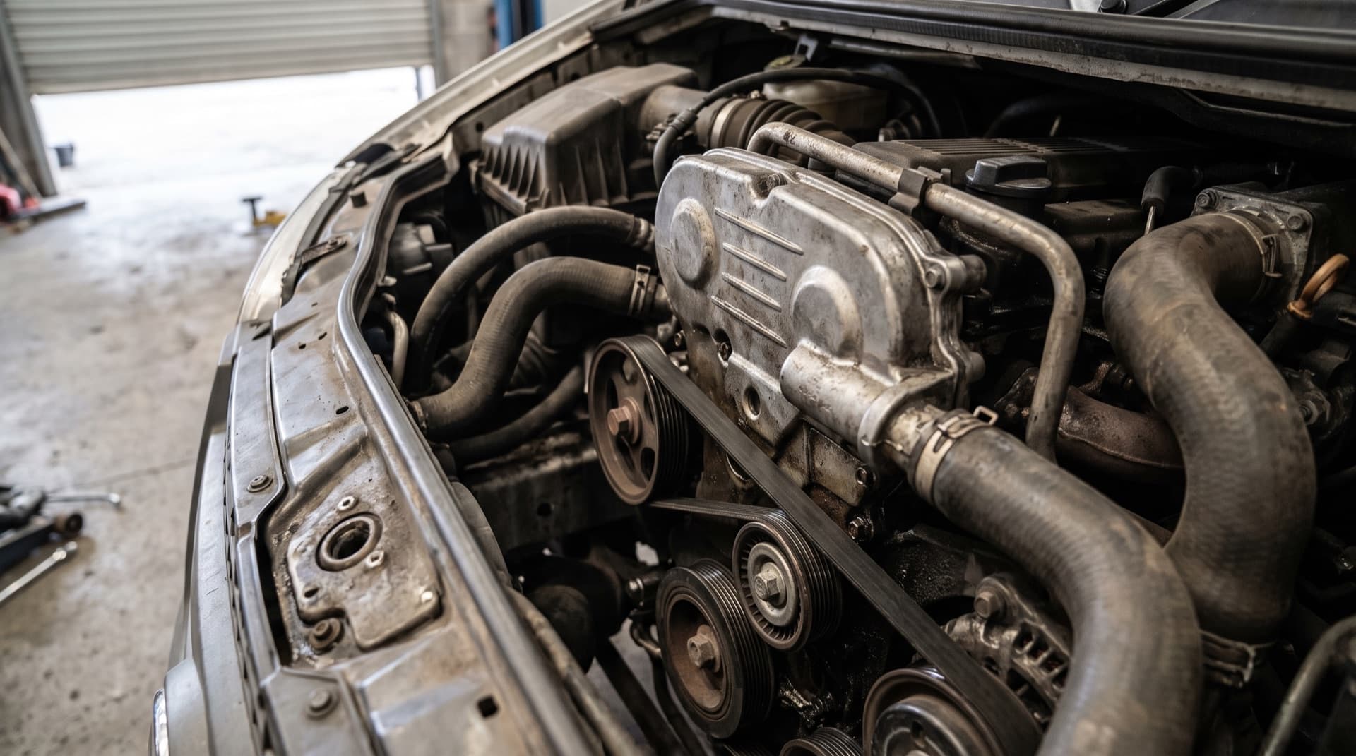 Ford Transit wet belt replacement at Demon Autos Stoke-on-Trent